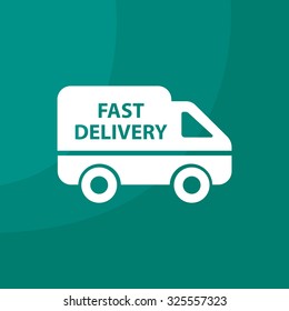 fast delivery icon . Vector illustration.