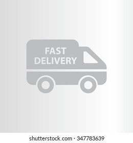 fast delivery icon . Vector illustration.