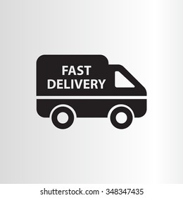 fast delivery icon . Vector illustration.