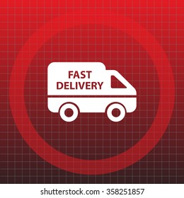 fast delivery icon . Vector illustration.