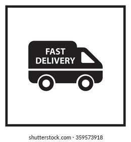 fast delivery icon . Vector illustration.