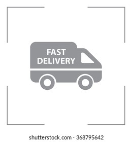 fast delivery icon . Vector illustration.