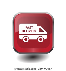 fast delivery icon . Vector illustration.