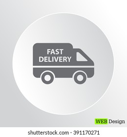fast delivery icon . Vector illustration.