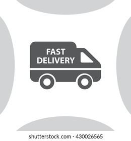 fast delivery icon . Vector illustration.