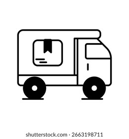 Icono de entrega rápida con fondo blanco Vector ilustración de stock