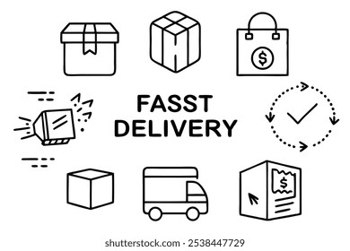 Fast Delivery Line Art for Speed Enthusiasts