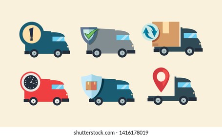 fast delivery logistic icon vector ilustrate
