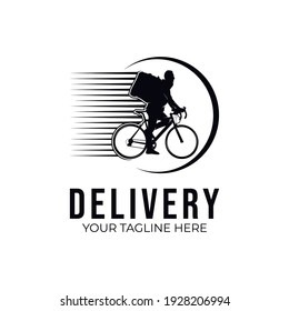 Fast Delivery Logo. Bike Logo Design Template