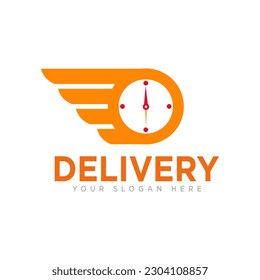 Fast Delivery Logo Design Illustration