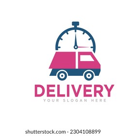 Fast Delivery Logo Design Illustration