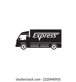 fast delivery logo design symbol icon