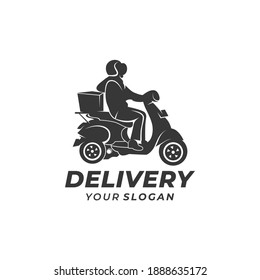 Fast delivery logo design template Vector illustration
