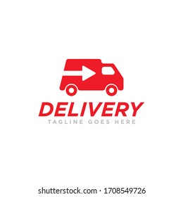 Vector de diseño de icono de logotipo de entrega rápida
