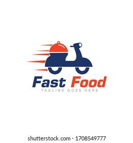 Vector de diseño de icono de logotipo de entrega rápida