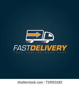 Fast Delivery Logo, icon, symbol design template