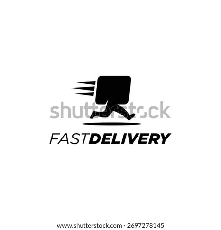 Fast Delivery Logo Simple Modern