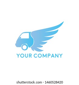 Fast Delivery Logo Template Design Vector, Emblem, Design Concept, Creative Symbol, Icon
