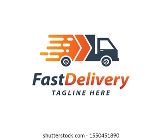 Fast Delivery Logo Template Design Vector, Fast Moving Logo, Symbol, Icon