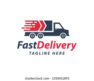 Fast Delivery Logo Template Design Vector, Fast Moving Logo, Symbol, Icon
