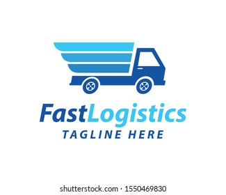 Fast Delivery Logo Template Design Vector, Fast Moving Logo, Symbol, Icon