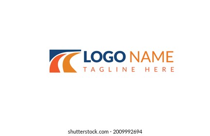 Fast Delivery Logo Template Design Truck silhouette abstract logo template vector