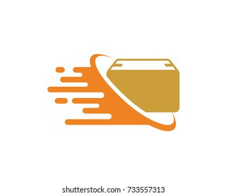Fast Delivery Logo Template Design Vector, Emblem, Design Concept, Creative Symbol, Icon
