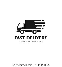 Fast delivery logo vector icon illustration design. Suitable for your design need, logo, illustration, animation, etc.