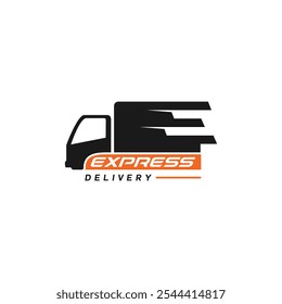 Fast delivery logo vector icon illustration design. Suitable for your design need, logo, illustration, animation, etc.