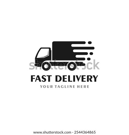 Fast delivery logo vector icon illustration design. Suitable for your design need, logo, illustration, animation, etc.