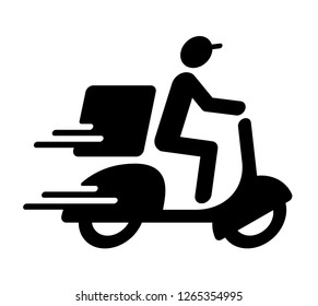 Símbolo de icono de motocicleta, diseño plano Pictograma para aplicaciones y sitios web, aislado en fondo blanco, ilustración vectorial