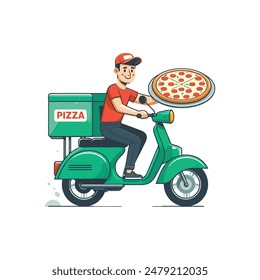 Fast delivery man vector PNG - Similar PNG.eps
