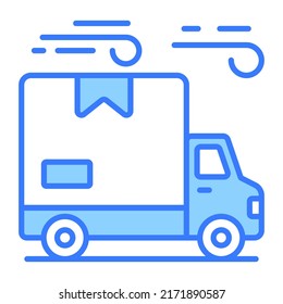 entrega rápida Diseño de conceptos modernos, ilustración vectorial