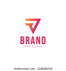 Fast Delivery Modern logo design illustration