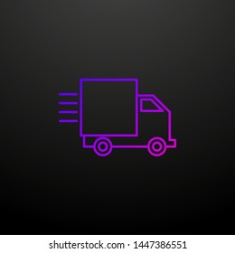 fast delivery nolan icon. Elements of logistics set. Simple icon for websites, web design, mobile app, info graphics