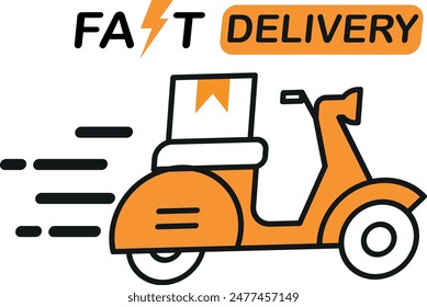 Fast Delivery Package  Sending Vectors