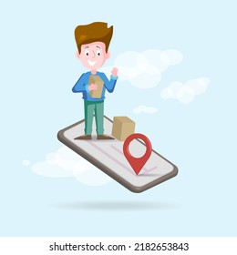 1,279 电子地图卡通 图片、库存照片和矢量图 | Shutterstock