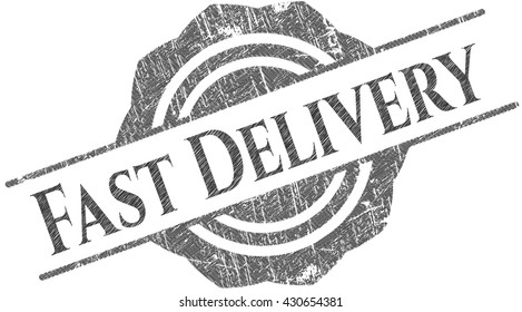 Fast Delivery pencil effect