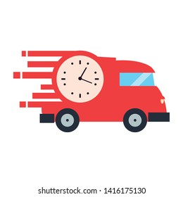 fast delivery related icon vector ilustrate