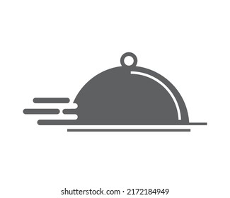 fast delivery restaurant icon isolated