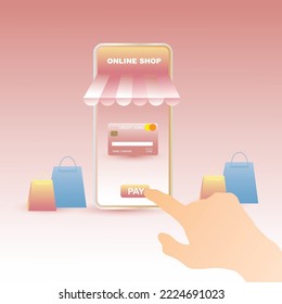 Fast Delivery service design concept for mobile app. Online Delivery Service flat design banner illustration concept for digital marketing. 