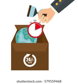 fast delivery service icon