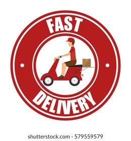fast delivery service icon