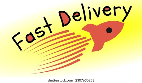 fast delivery service icon vector illustration