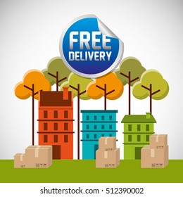 fast delivery service icon vector illustration design