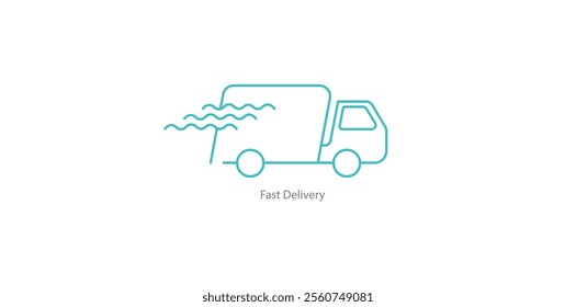 Fast Delivery Service Vector Icon