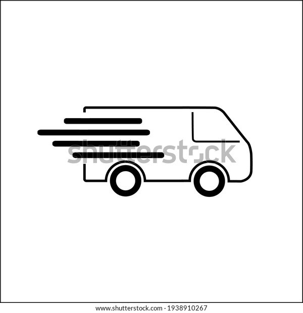 Fast Delivery Service vector logo icon\
symbol illustration