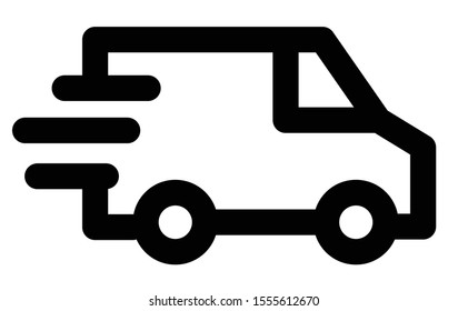 fast delivery services icon for cargo services