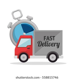 fast delivery set icons