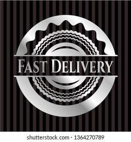 Fast Delivery silver badge or emblem